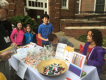 Junior Start-Up Kids at Selling Table