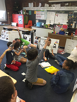 Junior Start-Up Kids Raising Hands